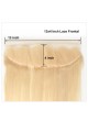 130% Density Free Part Human Hair Natural Hairline  Straight Hair 13x4 Ear to Ear Lace Frontal 613 color 